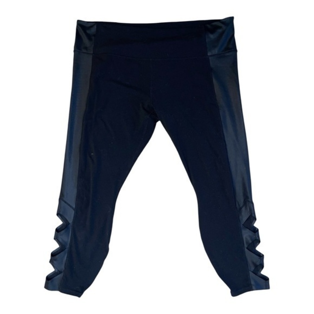 Athleta BlackLeggings with Cutout Detail